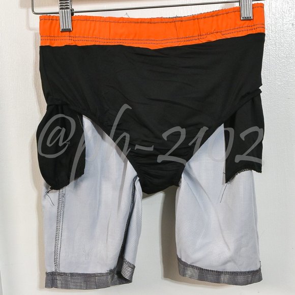 Spyder BOYS Youth 2-piece Swim Set ORANGE - Picture 9 of 13